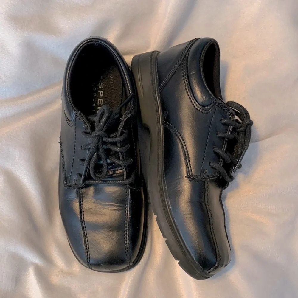 Sperry Kids Black Dress Shoes